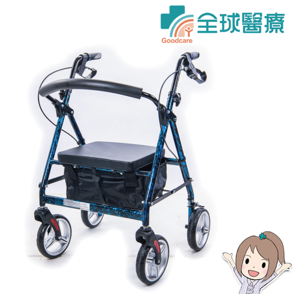 【全球醫療】四輪機械式助行器 JK005