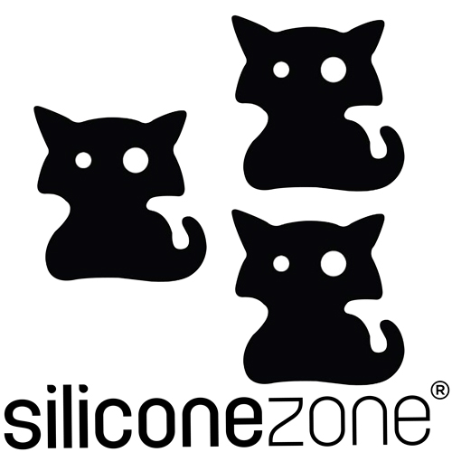 【Siliconezone】施理康Siconi環保矽膠任意貼三入-黑貓
