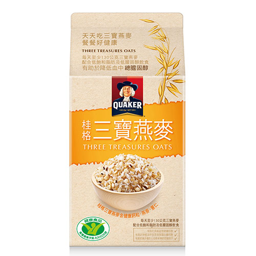 ★超值2件組★桂格三寶燕麥1800g