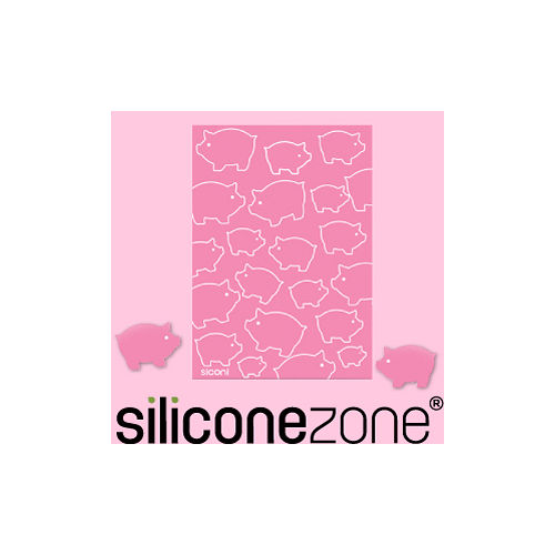 【Siliconezone】施理康Siconi環保矽膠任意桌貼布-粉紅豬