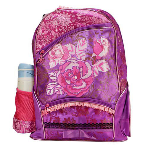 MAXPERO
個性紫玫瑰後背書包RH