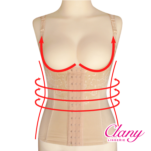 【可蘭霓Clany】S美姬重機能M-Q(2XL)塑身衣 春漾膚 1922-11