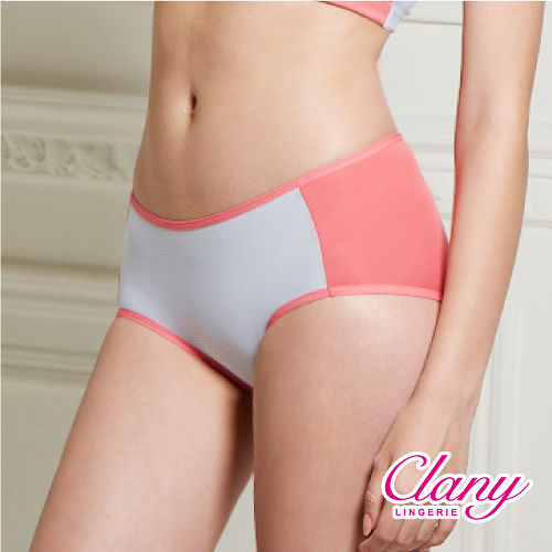 【可蘭霓Clany】舒適透氣涼感M-XL內褲 蜜桃粉 5677-33