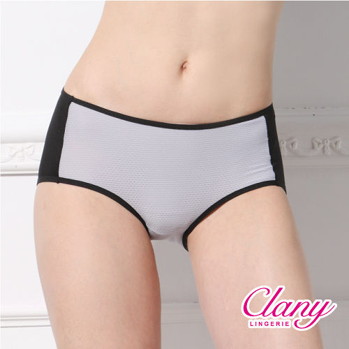 【可蘭霓Clany】舒適透氣涼感M-XL內褲 神秘黑 5677-63