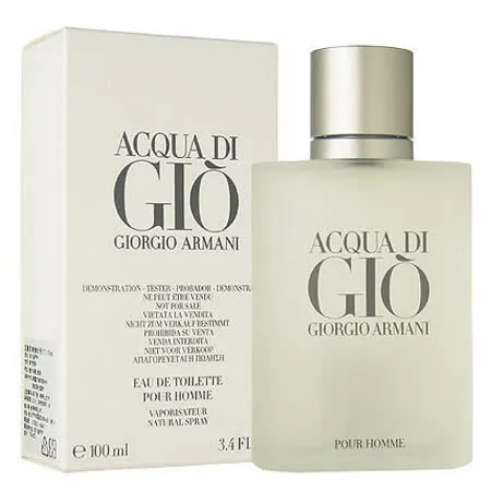 Giorgio Armani 寄情水男性淡香水 100ml-Tester包裝