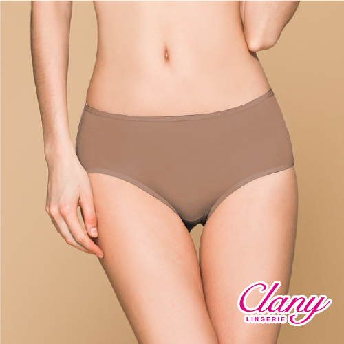 【可蘭霓Clany】天然蠶絲蛋白抗敏M-XL內褲 貴族褐 2152-13