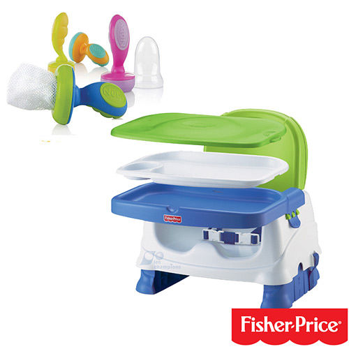 費雪牌 Fisher-Price寶寶小餐椅+Nuby 營養蔬果棒 (10個月以上)