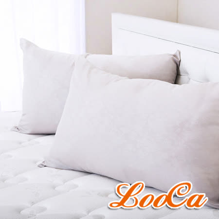 LooCa美國Microban抗菌竹炭枕(2入)