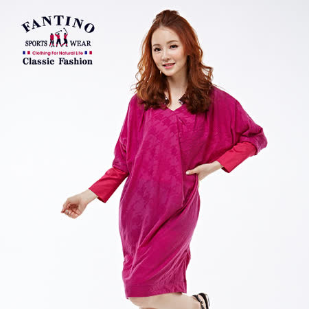 FANTINO
 千鳥格長版羊毛洋裝