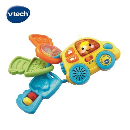 【Vtech】聲光鑰匙小車-黃色