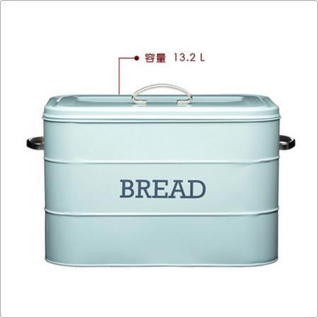 《KitchenCraft》復古麵包收納盒(藍)