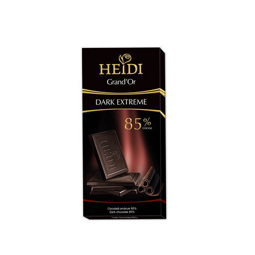 赫蒂85%黑巧克力 80g *10 入 超值含運組