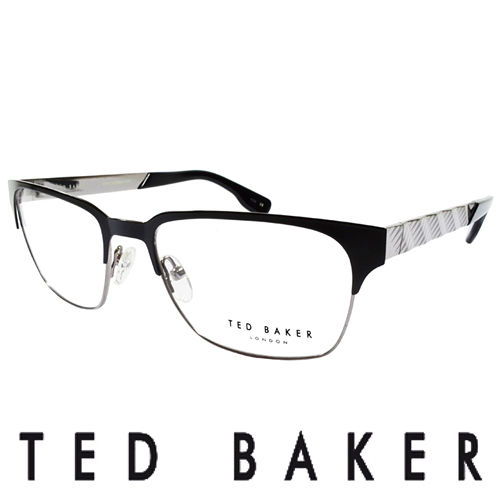TED BAKER 英倫城市金屬質感造型眼鏡 (銀) TB4195-009