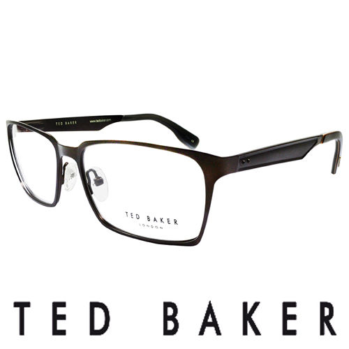 TED BAKER 英倫簡約個性造型光學鏡框 (咖啡) TB4193-137