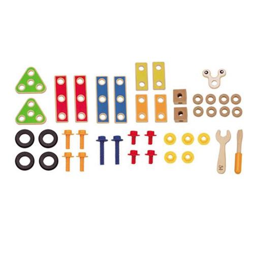 德國Hape愛傑卡-組裝建構系列 工匠組(42PCs)