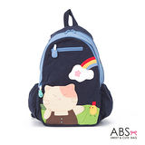 ABS貝斯貓 Rainbow＆Cat  拼布雙肩後背包 (海洋藍) 88-169