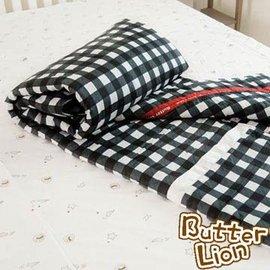 奶油獅 精梳純棉涼被(黑) 5*7尺