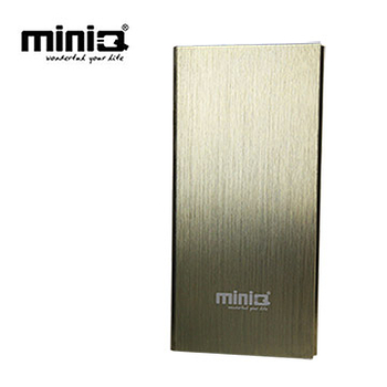 miniQ iBook 8000mAh超薄金屬髮絲紋行動電源