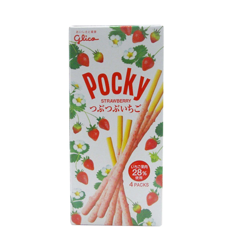 glico固力果Pocky草莓粒粒棒53.7g