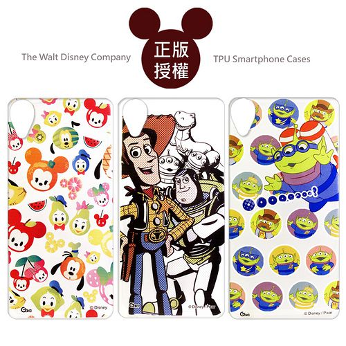 迪士尼授權正版 Disney HTC Desire 820 D820u 透明彩繪軟式保護殼 手機殼(玩具總動員/Q版米奇款)