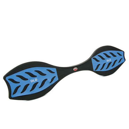 【D.L.D 多輪多】發光輪活力蛇板 蛇行滑板 藍黑色 (贈背袋)