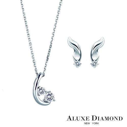 A-LUXE
鑽石耳環項鍊套組