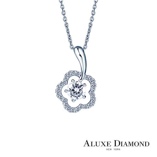 A-LUXE 亞立詩鑽石 Princess系列 0.30克拉美鑽項鍊