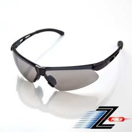 視鼎Z-POLS 舒適運動型系列 質感亮黑框搭配水銀鏡面 PC-UV400防爆鏡片運動眼鏡！新上市