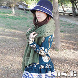 【Lus.G】流行韓系針織厚圍巾