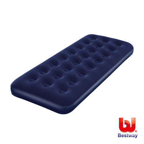 《購犀利》Bestway。73x30x8.5單人高級植絨休閒充氣床墊
