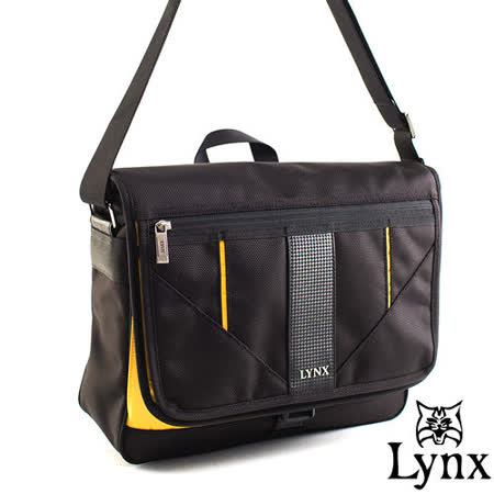 Lynx - 山貓科技概念系列側背式書包-耶魯黃