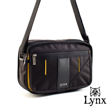 Lynx - 山貓科技概念系列精巧橫式側背包-耶魯黃