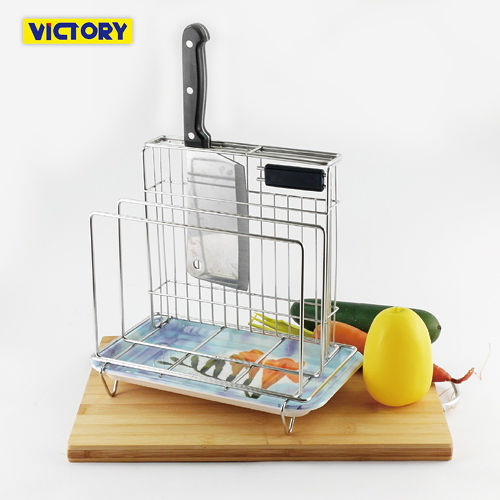 【VICTORY】不鏽鋼刀具砧板架