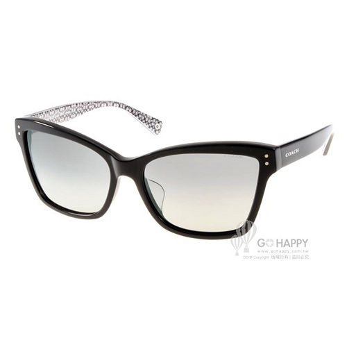 COACH
太陽眼鏡時尚貓眼(黑)