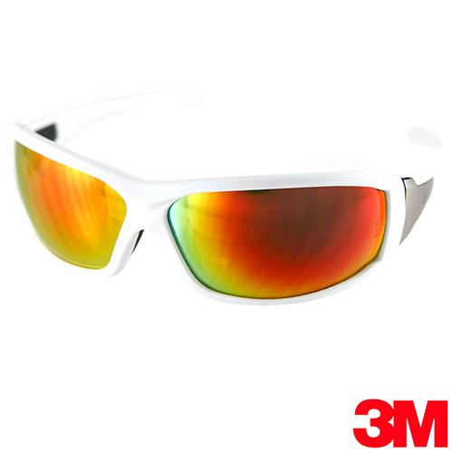 3M 經典寬版專業戶外運動眼鏡 Metal-3搶眼白