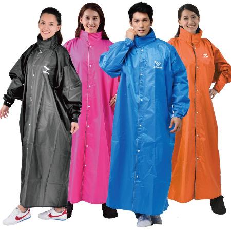 JUMP 將門 多彩連身一件前開式風雨衣