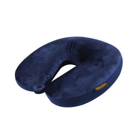 AOU 旅行配件 頸部工學U型枕 護頸枕  靠枕 午睡枕  (藏青色)66-015