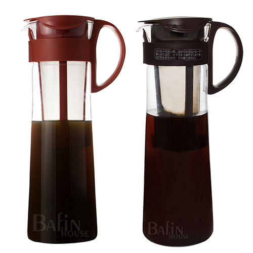 【日本HARIO】附濾網 咖啡冷泡壺1000ml / 兩色隨機(MCPN-14CBR)