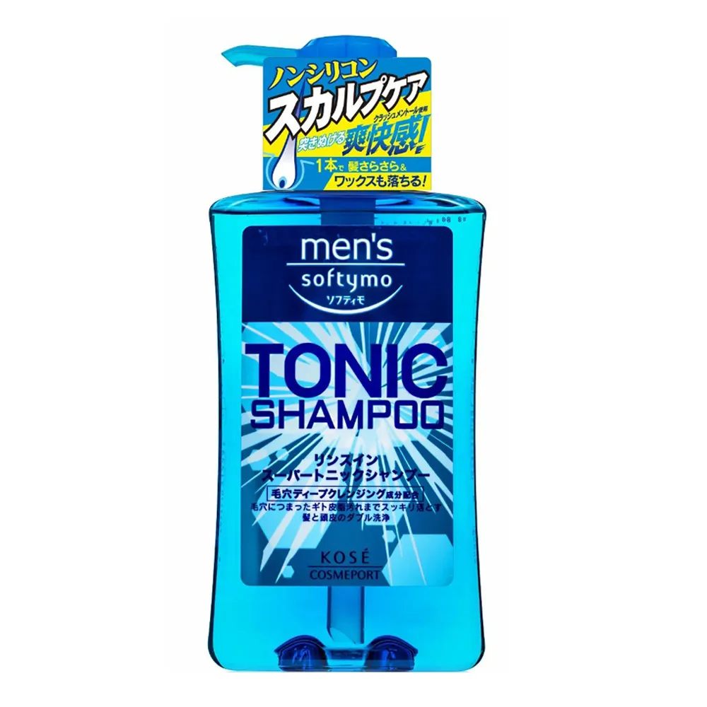 日本KOSE Softymo男士專用【清爽洗髮精】550ml
