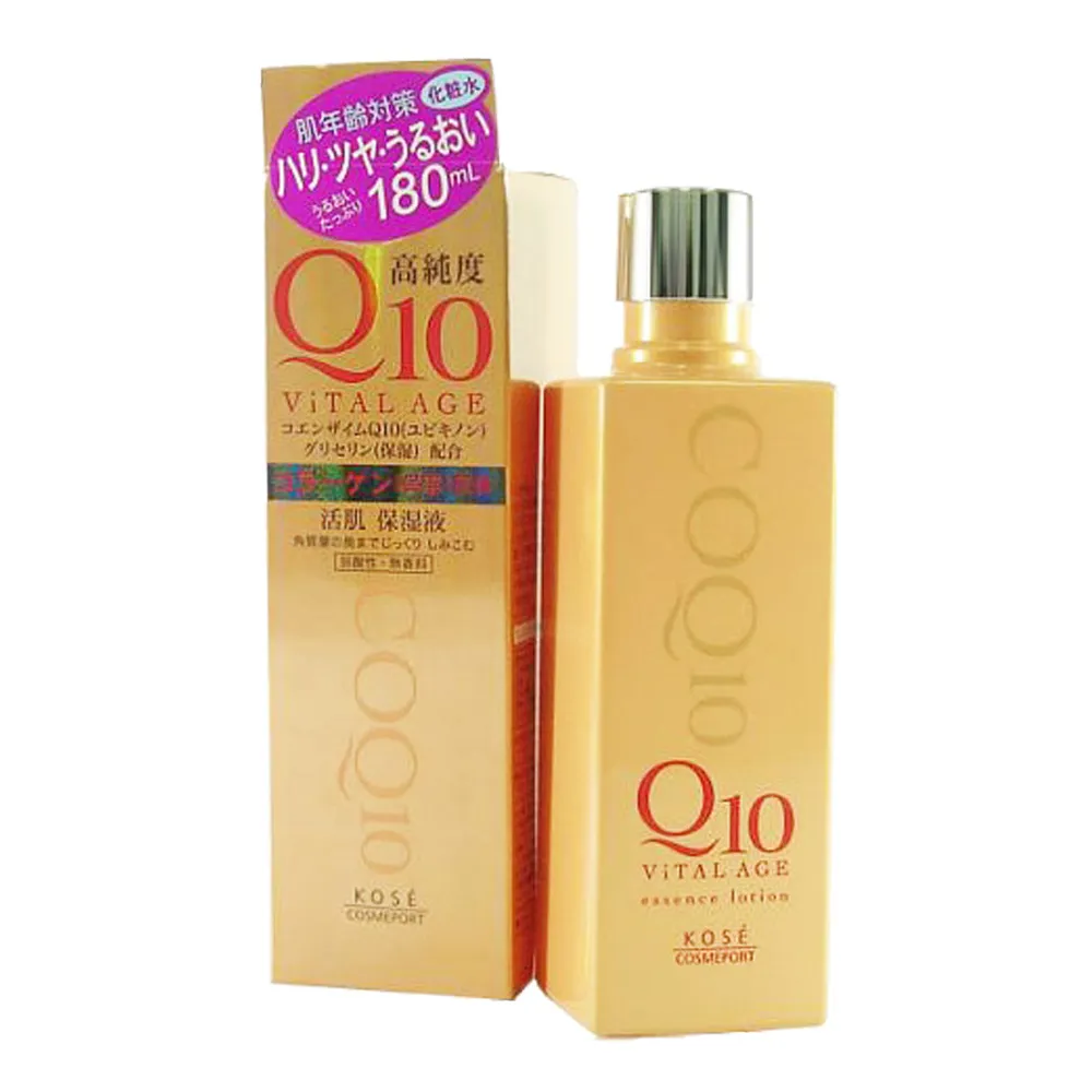 日本KOSE Q10高純度緊緻活膚化妝水180ml