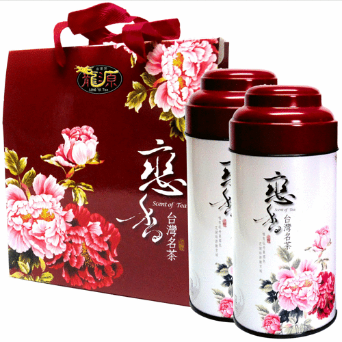 【龍源茶品】杉林溪牡丹烏龍茶禮盒2罐組(150g/罐)共300g
