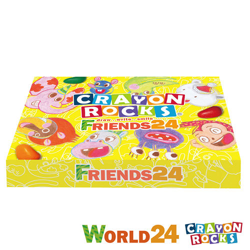 美國【Crayon Rocks】酷蠟石 -彩繪世界 24色