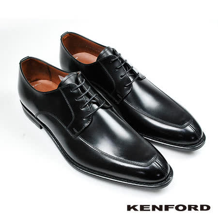 【KENFORD】裙飾U-Tip德比紳士鞋 經典黑 (KB47-BL)