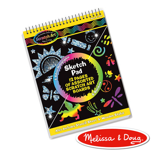 美國瑪莉莎 Melissa & Doug 創意刮畫 學習畫冊 - 自然塗鴨