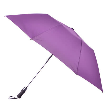 【2mm】貝斯運動風 大傘面兩折自動傘(紫色)
