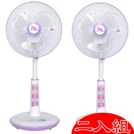 【聯統】14吋360度3D立體擺頭桌立扇LT-8814 二入組