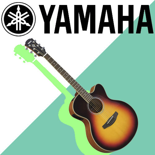 【YAMAHA 山葉】專為舞台表現設計的電木民謠吉他-公司貨保固 (CPX500VS)