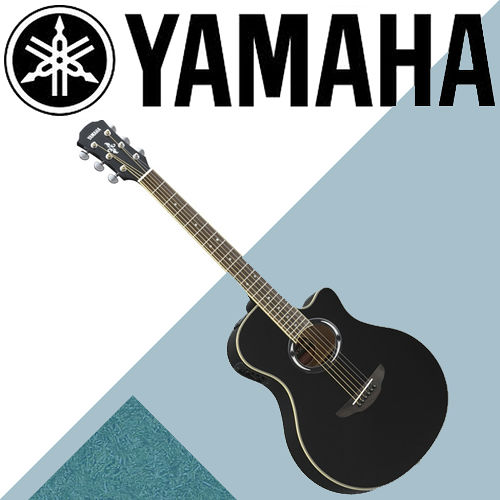 【YAMAHA 山葉】專為喜好輕薄桶身設計的電木民謠吉他-公司貨保固 (APX500BK)