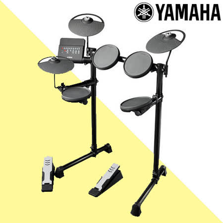 『YAMAHA 山葉』輕便款電子鼓組+30W專用音箱/含鼓椅、鼓棒、耳機-公司貨保固 (DTX400)