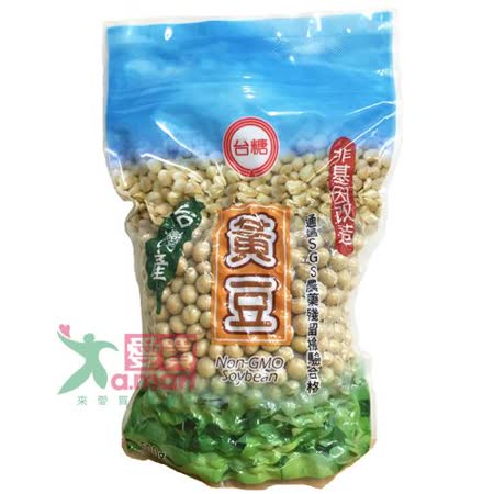 台糖 本土黃豆 非基因改造x6包 (500g/包)